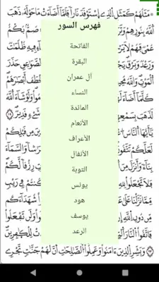 Al Quran Al Kareem - Warsh android App screenshot 2